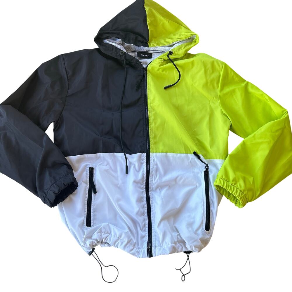RMDY Windbreaker Jacket Women's Size S Neon